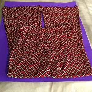 Like new BCBG Max Azria wide/flare leg colorful print pants size xs